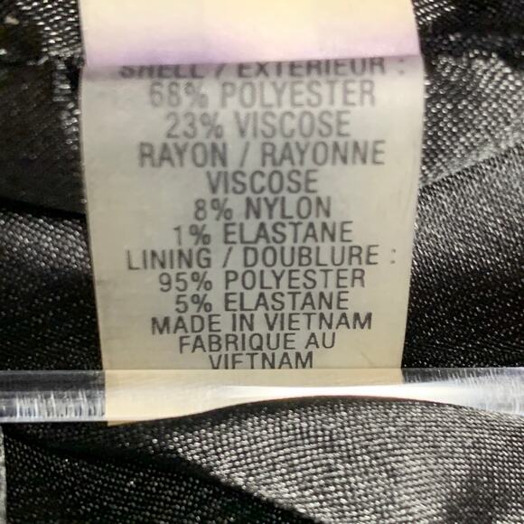 ELIE TAHARI Size 2 Black Polyester Blend Sleeveless Midi Dress - Picture 10 of 10